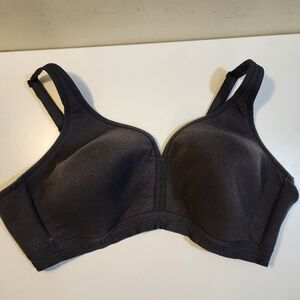 CACIQUE Black Wireless Bra 46C